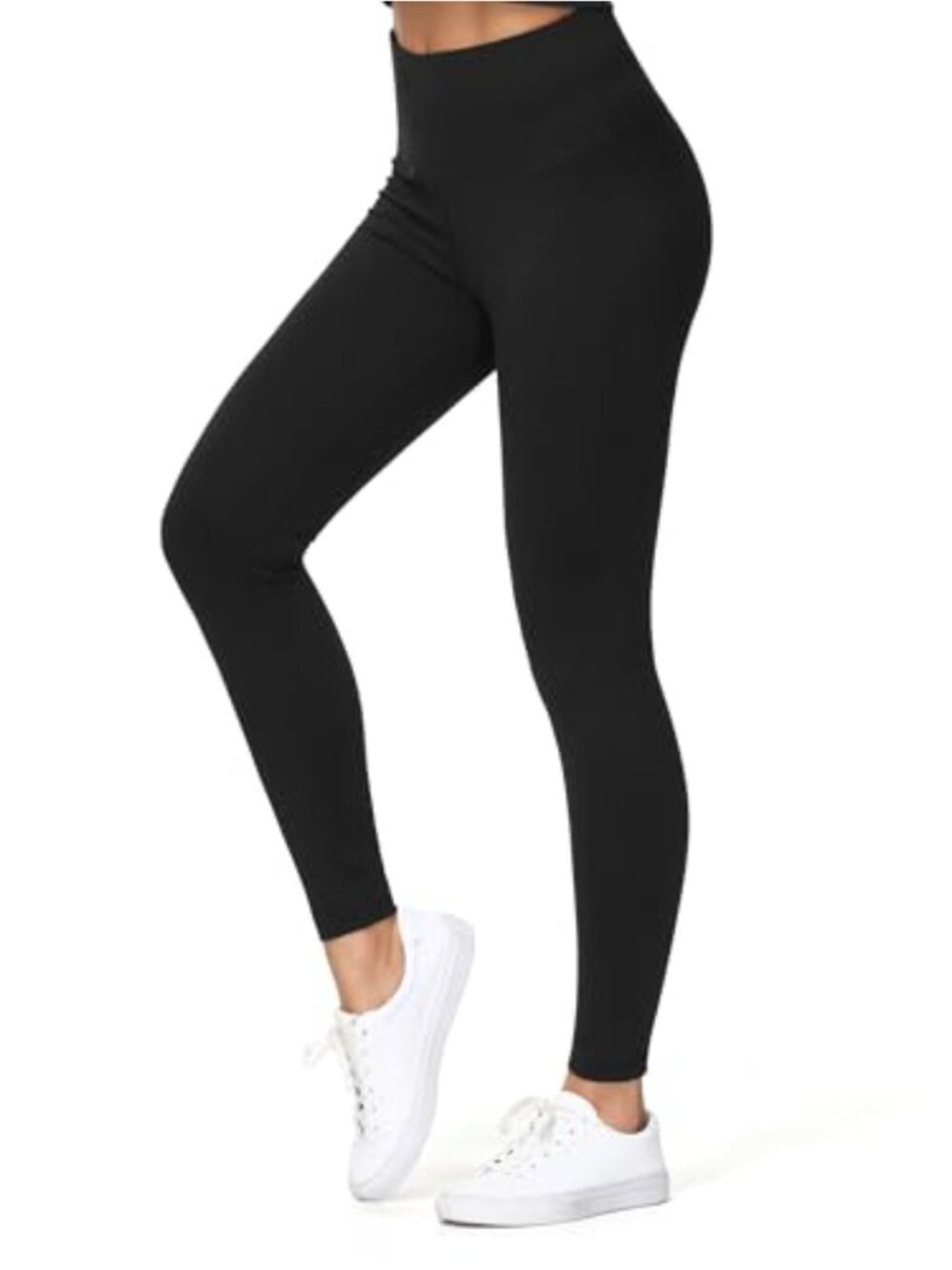 High Waist Yoga Leggings with Pockets, 88% Polyamide 12% Spandex, Tummy